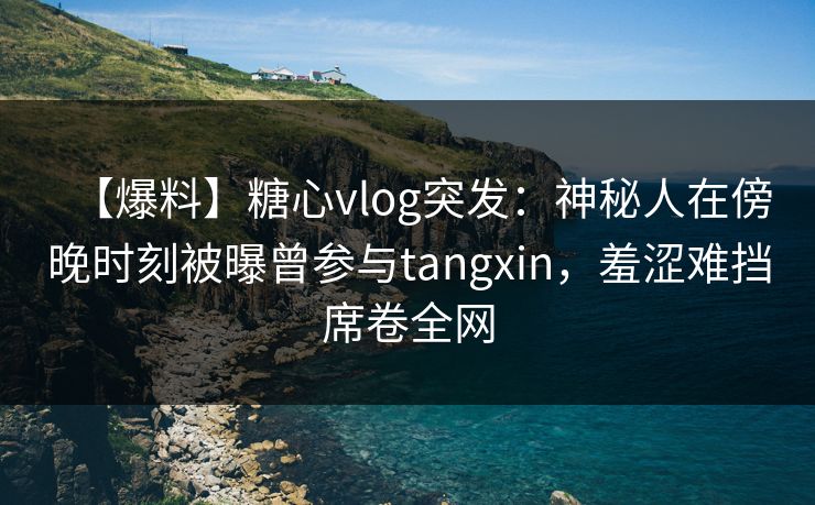 【爆料】糖心vlog突发：神秘人在傍晚时刻被曝曾参与tangxin，羞涩难挡席卷全网